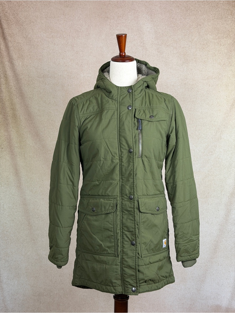 Carhartt Fleece Hooded Utility Extra Warm Winter Coat